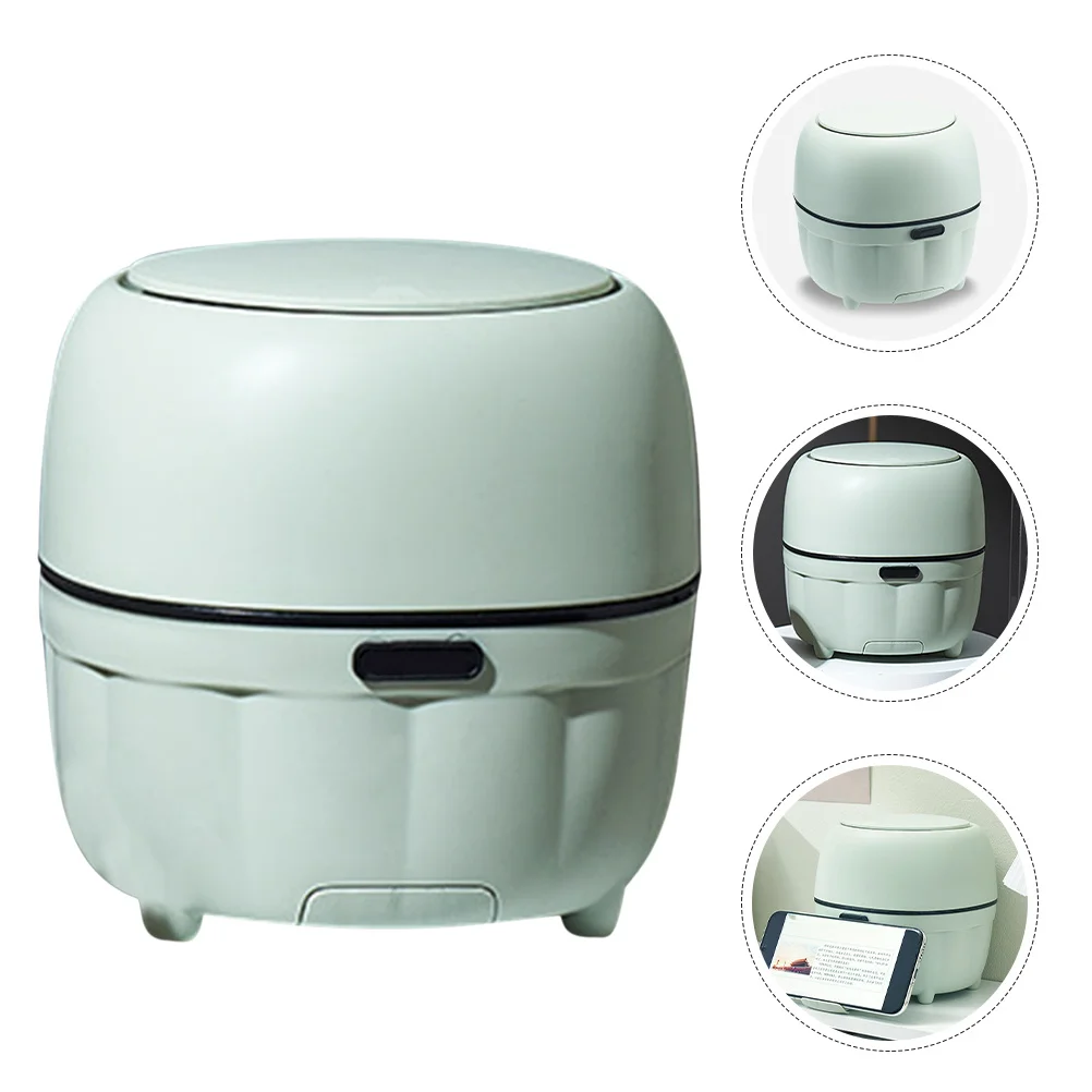 Mini Desktop Trash Can Press Lid Phone Stand Small Tabletop Wastebasket Office Kitchen Bedroom Trash Bin Tabletop Wastebasket
Mini Desktop Trash Can Press Lid Phone Stand Small Tabletop Wastebasket Office Kitchen Bedroom Trash Bin Tabletop Wastebasket