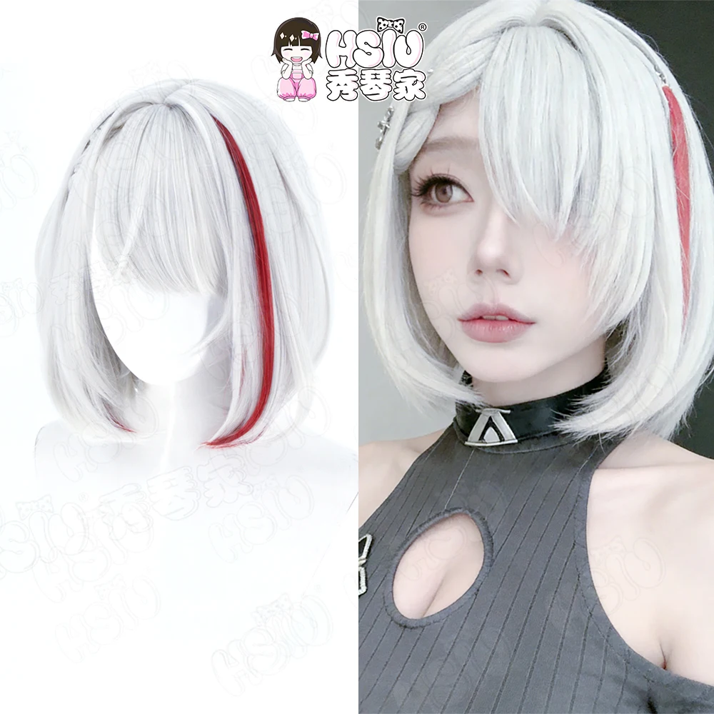 Duisburg Cosplay Wig HSIU 30CM Silver red short hair Heat Resistant Wigs+Wig cap Game Azur Lane KMS Duisburg Cosplay
Duisburg Cosplay Wig HSIU 30CM Silver red short hair Heat Resistant Wigs+Wig cap Game Azur Lane KMS Duisburg Cosplay