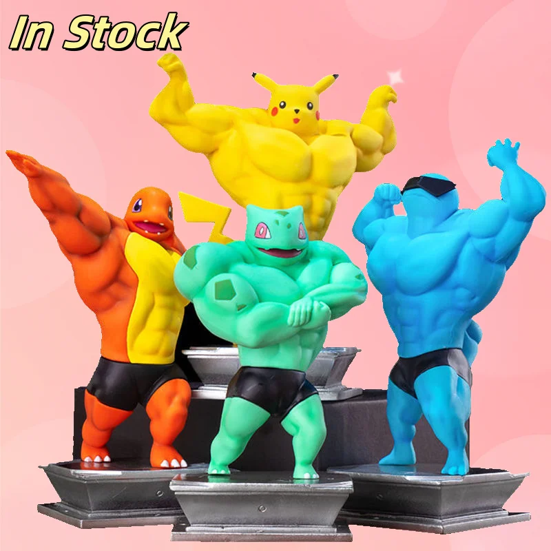 In Stock Pokemon Muscle Figures Fitness Magikarp Snorlax Dugtrio Psyduck Squirtle Bulbasaur Gengar Action Model Figures Toy Gift
In Stock Pokemon Muscle Figures Fitness Magikarp Snorlax Dugtrio Psyduck Squirtle Bulbasaur Gengar Action Model Figures Toy Gift
