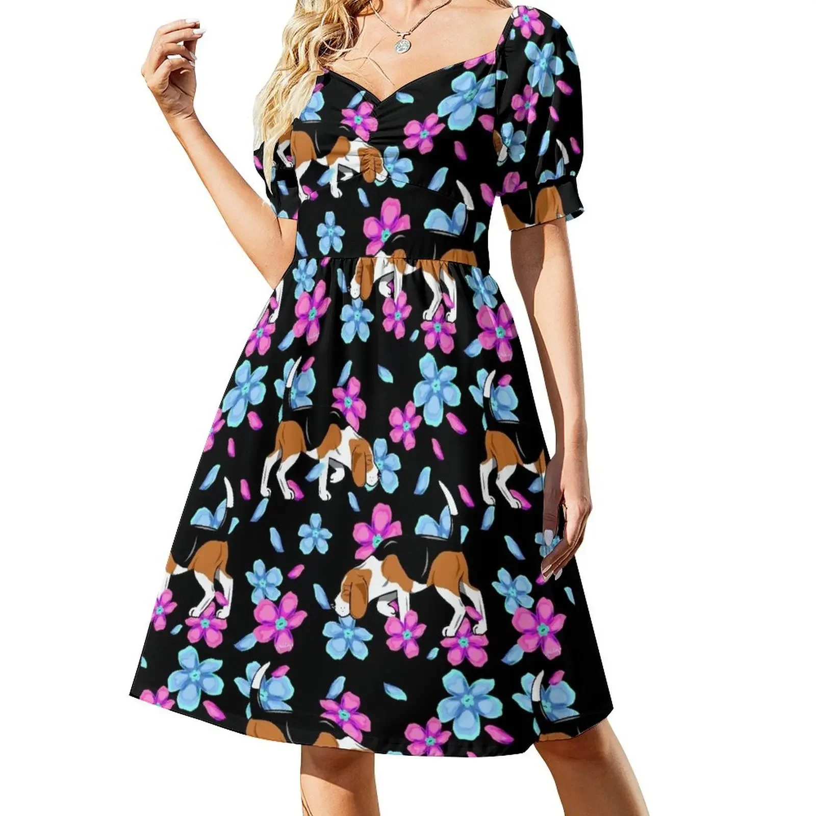 Beagle Flowers Short-Sleeved Dress dress summer clothing women summer 2025 Dress
Beagle Flowers Short-Sleeved Dress dress summer clothing women summer 2025 Dress