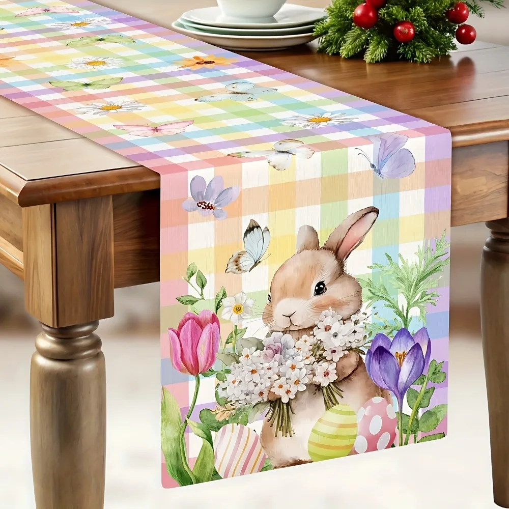 Waterproof Easter Table Flag Anti Slip Oil-resistant Table Cover Flower Butterfly Stripe Plaid Rabbit Dining Table Cloth
Waterproof Easter Table Flag Anti Slip Oil-resistant Table Cover Flower Butterfly Stripe Plaid Rabbit Dining Table Cloth