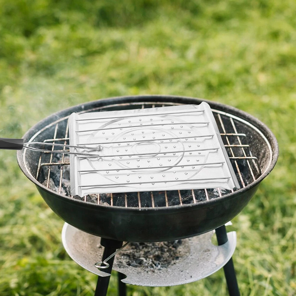 2 Pcs Grill Baking Tray for Toast Plastic Handle Barbecue Cookware Bread Stainless Steel Foldable
2 Pcs Grill Baking Tray for Toast Plastic Handle Barbecue Cookware Bread Stainless Steel Foldable