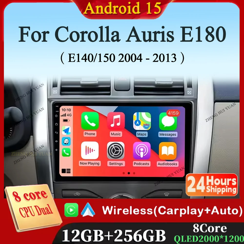 Android 14 для Toyota Corolla E140/150 Auris E180 2004-2013 Carplay автомобильный радиоприемник навигация мультимедийный GPS плеер стерео Wi-Fi + 4G
Android 14 для Toyota Corolla E140/150 Auris E180 2004-2013 Carplay автомобильный радиоприемник навигация мультимедийный GPS плеер стерео Wi-Fi + 4G