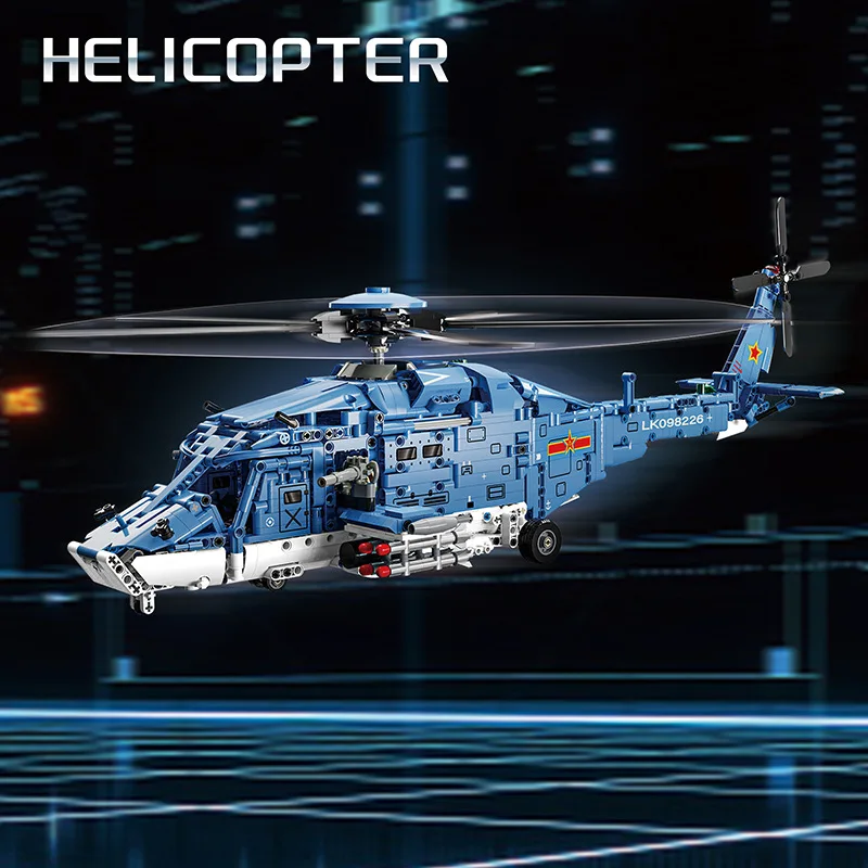 Heavy-duty Helicopter Building Blocks Kit - Creative Assembly Toy for Boys, Educational Stacking Blocks with Technological Theme
Heavy-duty Helicopter Building Blocks Kit - Creative Assembly Toy for Boys, Educational Stacking Blocks with Technological Theme
