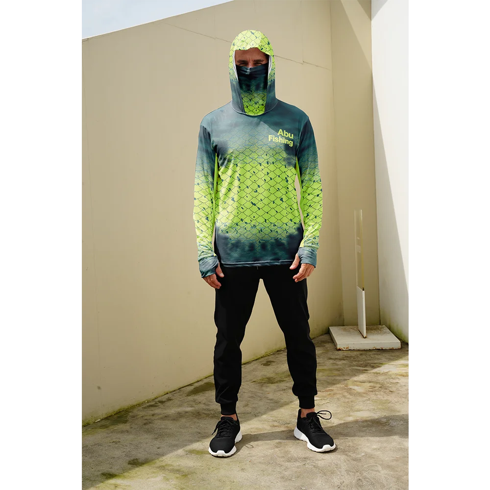 UPF 50+ Hooded Fishing Clothes Men Face Cover Hoodie Sun Protection Mask Jersey Breathable Tops
UPF 50+ Hooded Fishing Clothes Men Face Cover Hoodie Sun Protection Mask Jersey Breathable Tops