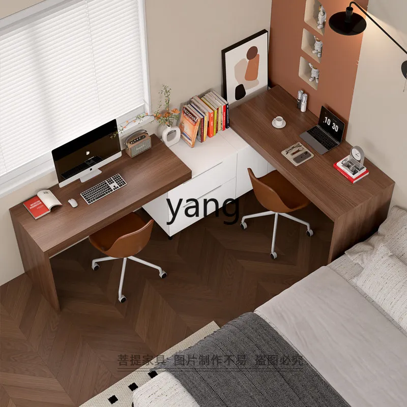 LMM Modern Simple Double Desk Chest of Drawers Corner Two-person Computer Desk for Home Use
LMM Modern Simple Double Desk Chest of Drawers Corner Two-person Computer Desk for Home Use