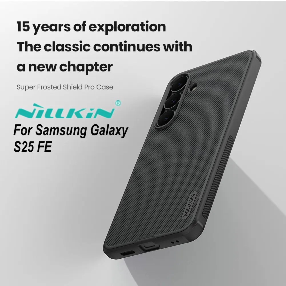 For Samsung Galaxy S25 FE Original NILLKIN Super Frosted Shield Pro Matte Skin Slim Back Cover Galaxy S25FE Phone Shell Cases
For Samsung Galaxy S25 FE Original NILLKIN Super Frosted Shield Pro Matte Skin Slim Back Cover Galaxy S25FE Phone Shell Cases
