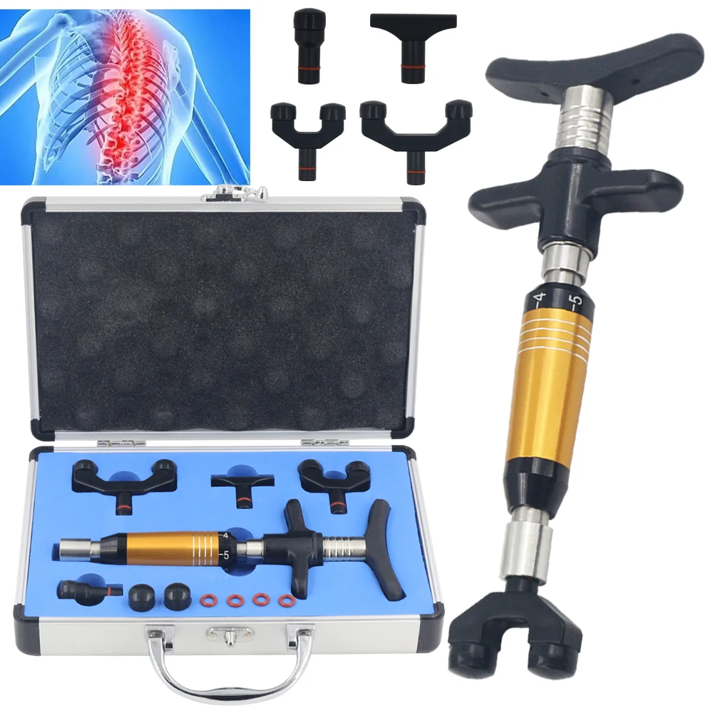 New Chiropractic Adjusting Tools Manual Massage Gun Spine Therapy Activation Adjustable Intensity Body Massager Health Care Set
New Chiropractic Adjusting Tools Manual Massage Gun Spine Therapy Activation Adjustable Intensity Body Massager Health Care Set