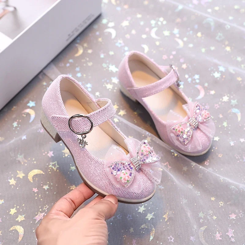 Girl Leather Shoes Spring Autumn Chic Kids Fashion Dresses Catwalk Shoes Casual Princess Children Sweet High Heel Shoes Non-slip
Girl Leather Shoes Spring Autumn Chic Kids Fashion Dresses Catwalk Shoes Casual Princess Children Sweet High Heel Shoes Non-slip