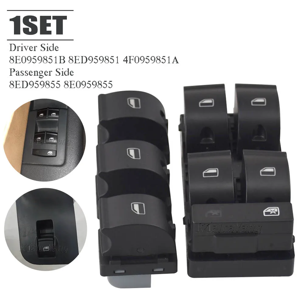 4 шт. автомобильная кнопка главного переключателя стеклоподъемника для Audi A3 S3 A6 S6 C6 Allroad Quattro Q7 RS6 8E0959851B
4 шт. автомобильная кнопка главного переключателя стеклоподъемника для Audi A3 S3 A6 S6 C6 Allroad Quattro Q7 RS6 8E0959851B