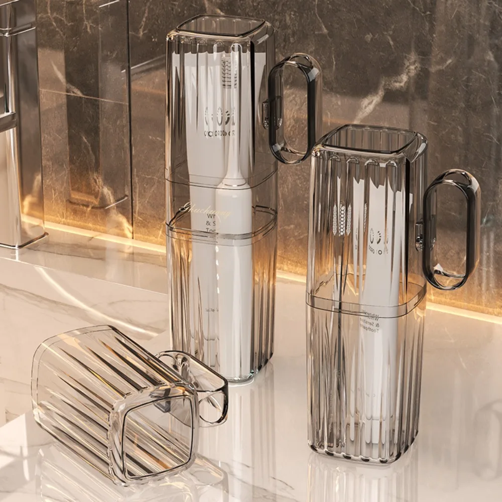 Plastic Toothpaste Storage Cup Large Capacity Seal Design Toothbrush Holder Modern Solid Color Toothbrush Storage Box Household
Plastic Toothpaste Storage Cup Large Capacity Seal Design Toothbrush Holder Modern Solid Color Toothbrush Storage Box Household