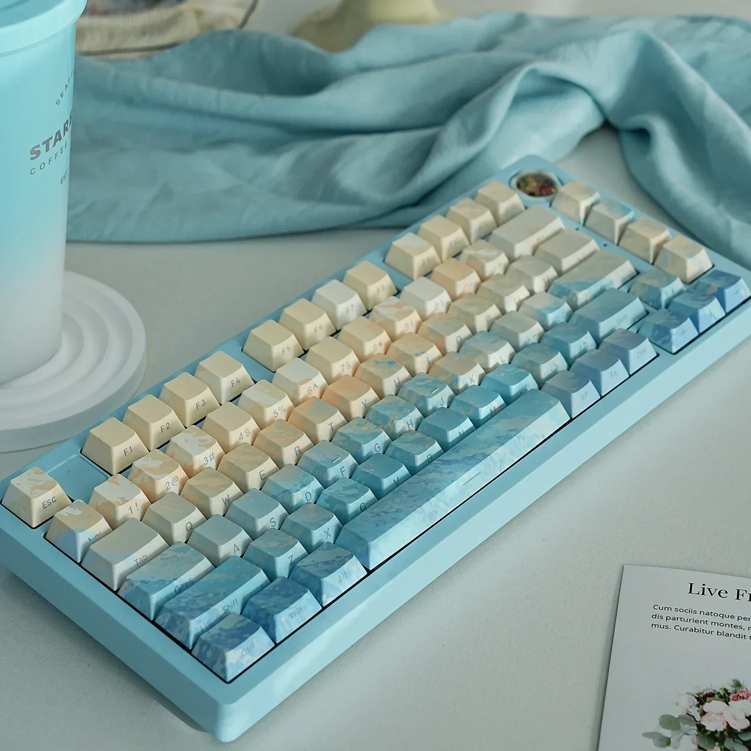 Biwen Shuixing original side engraved PBT keycap hot sublimation full set suitable for mechanical keyboard DIY
Biwen Shuixing original side engraved PBT keycap hot sublimation full set suitable for mechanical keyboard DIY