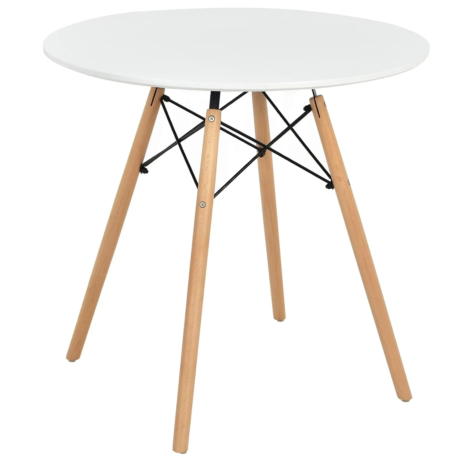 Round Dining Table 31.5in Solid Beech Legs Modern Small Kitchen, Customized
Round Dining Table 31.5in Solid Beech Legs Modern Small Kitchen, Customized