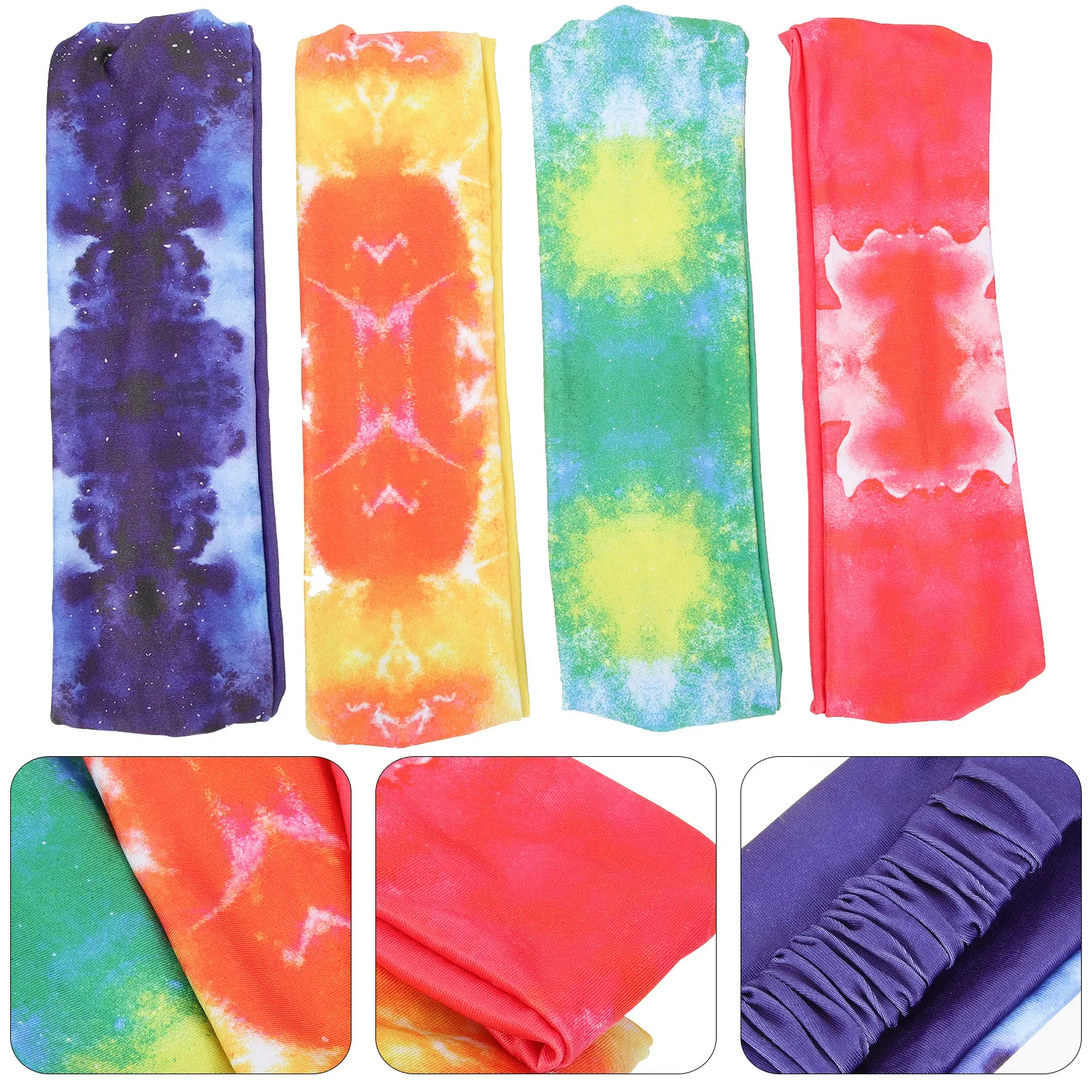 4pcs Dye Sports Multi-Function Hair Bands Headband Moisture Absorbing For Yoga Running Fitness Gym Spa Unisex Elastic Hair
4pcs Dye Sports Multi-Function Hair Bands Headband Moisture Absorbing For Yoga Running Fitness Gym Spa Unisex Elastic Hair
