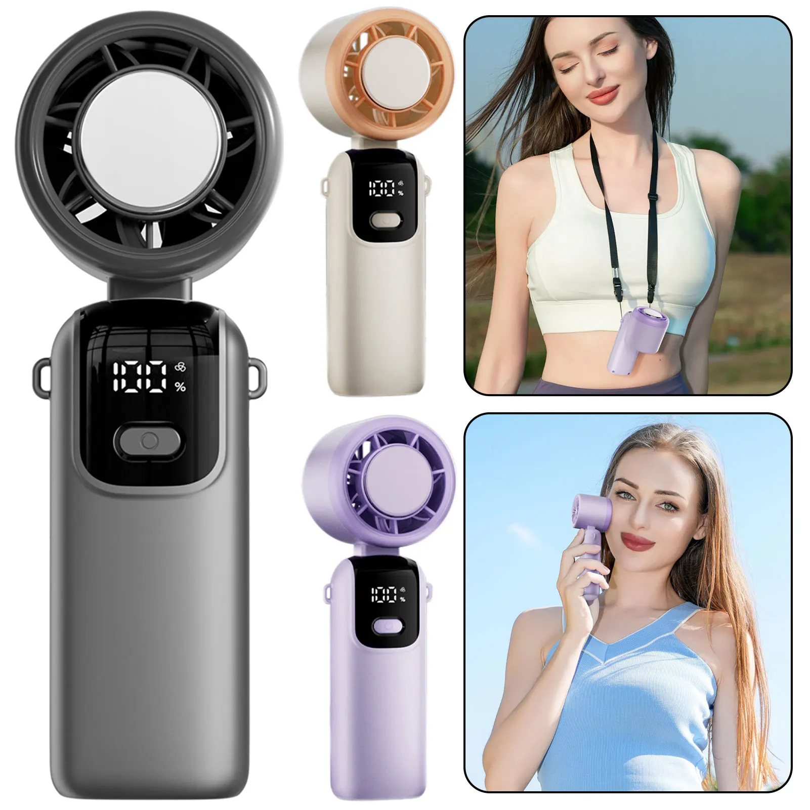 100 Speed Mini Cooling Fan Ultra-Powerful Portable Handheld Cooling Fan Rechargeable Foldable Design For Outdoor Travel Beach
100 Speed Mini Cooling Fan Ultra-Powerful Portable Handheld Cooling Fan Rechargeable Foldable Design For Outdoor Travel Beach