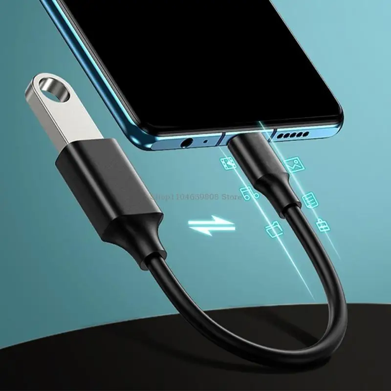 Compactly USB3.0 to Type C Adapter USB Type C Male to USB3.0 Female OTG Cable for Fast Data Transfer OTG Connectivity
Compactly USB3.0 to Type C Adapter USB Type C Male to USB3.0 Female OTG Cable for Fast Data Transfer OTG Connectivity