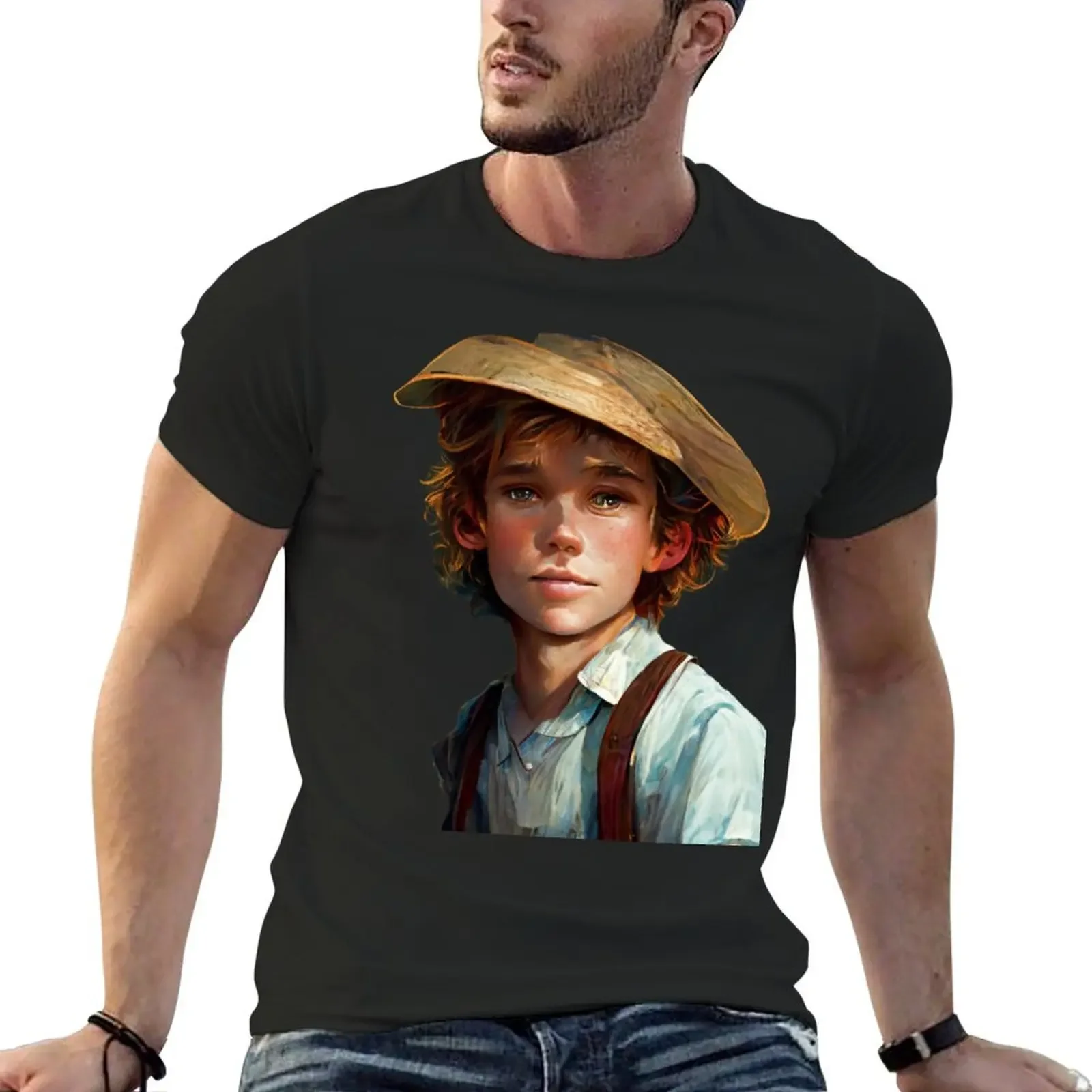 Tom Sawyer T-Shirt graphic shirts shirts graphic tees Short sleeve tee heavyweights t shirt men 100℅ cotton
Tom Sawyer T-Shirt graphic shirts shirts graphic tees Short sleeve tee heavyweights t shirt men 100℅ cotton
