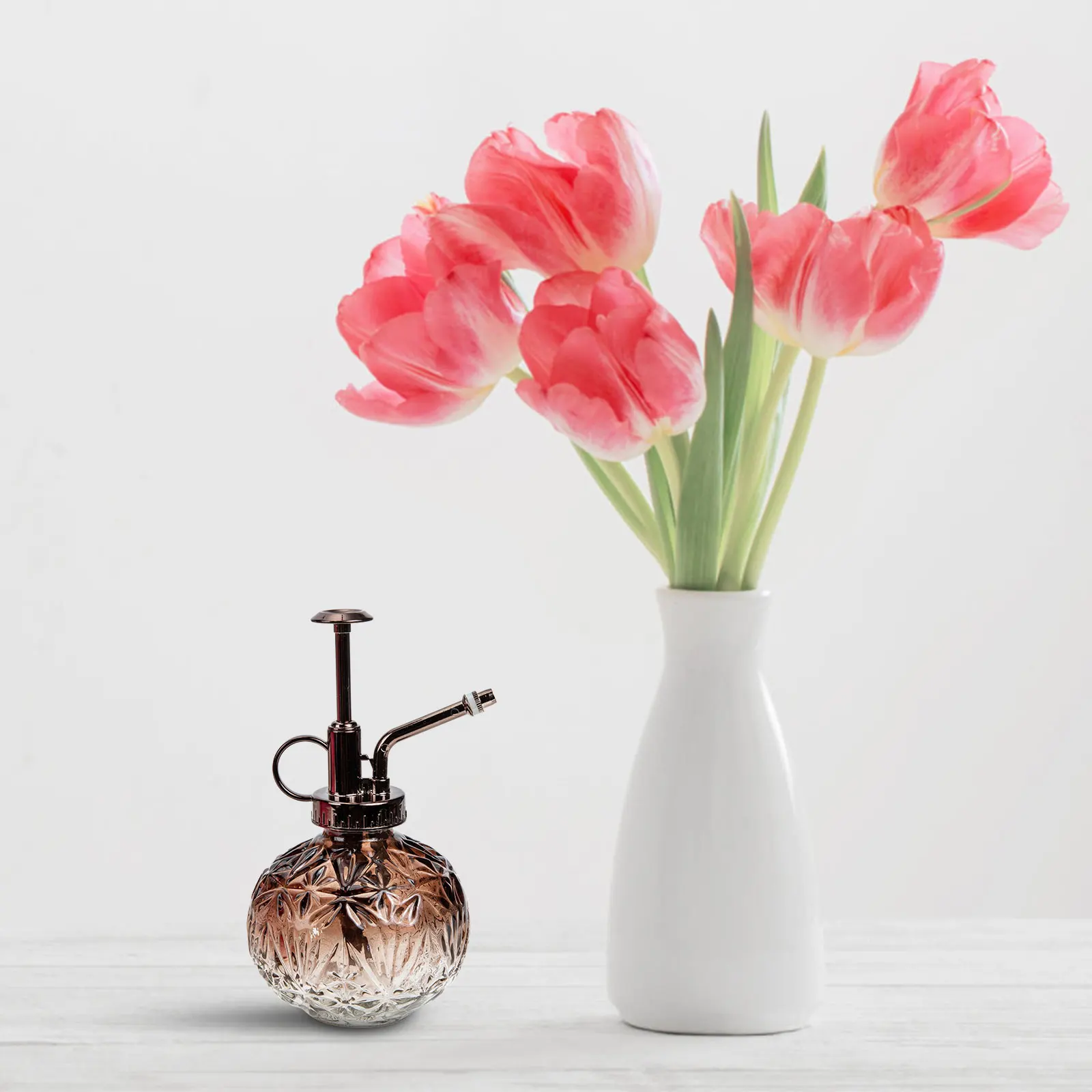 Succulent Plants Spray Bottle Portable Press Type Watering Can Durable Practical Indoor Outdoor Plant Water Sprayer Amber Glass
Succulent Plants Spray Bottle Portable Press Type Watering Can Durable Practical Indoor Outdoor Plant Water Sprayer Amber Glass