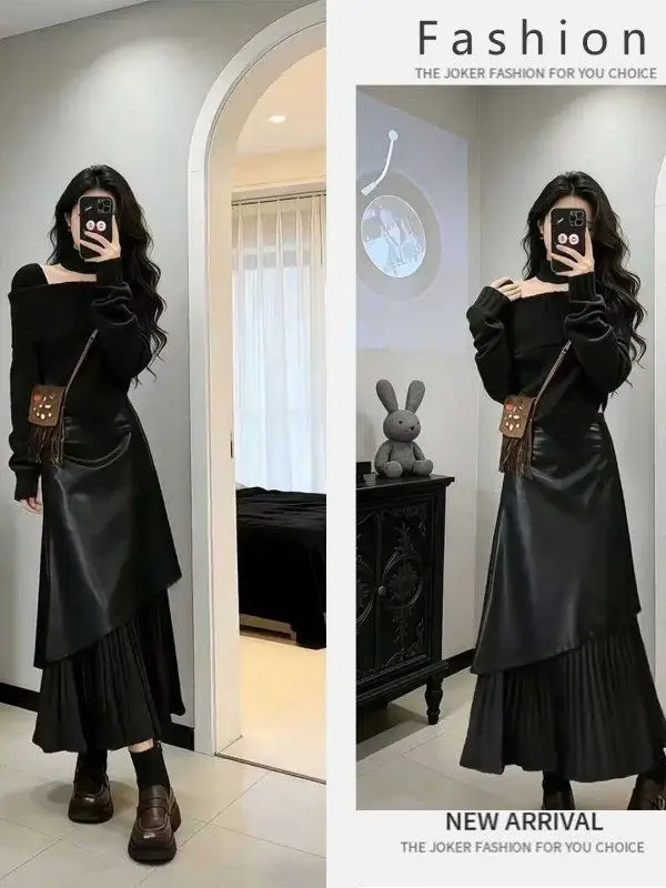 Spring New Sle Women's Irregular Two-Piece Set Square Collar Skirt And Top Faionable Casual Wear High Waist Long Pants
Spring New Sle Women's Irregular Two-Piece Set Square Collar Skirt And Top Faionable Casual Wear High Waist Long Pants