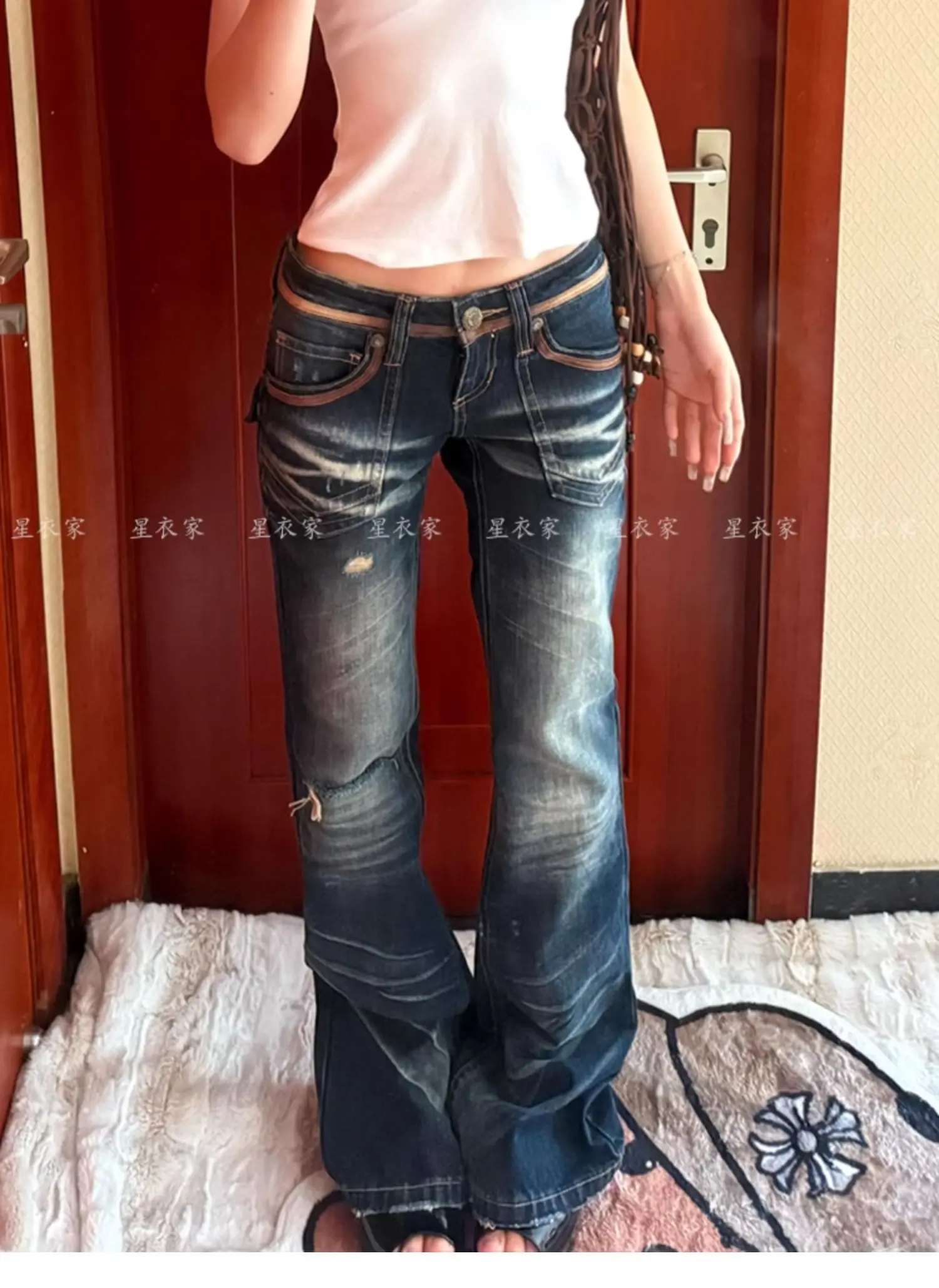 Women Blue Baggy Cargo Jeans Harajuku Y2k 90s Aesthetic High Waist Denim Trouser 2000s Oversize Jean Pants Vintage Clothes
Women Blue Baggy Cargo Jeans Harajuku Y2k 90s Aesthetic High Waist Denim Trouser 2000s Oversize Jean Pants Vintage Clothes