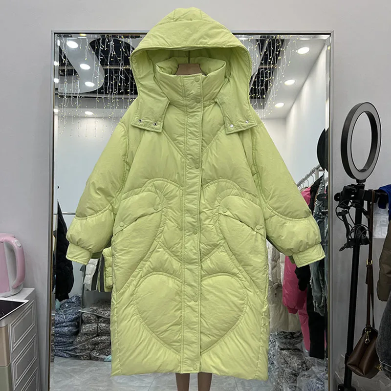 2023 New Winter Fashion 90% White Duck Down Jacket hooded Loose Style Female Long Warm Soft Windproof Feather Coat
2023 New Winter Fashion 90% White Duck Down Jacket hooded Loose Style Female Long Warm Soft Windproof Feather Coat