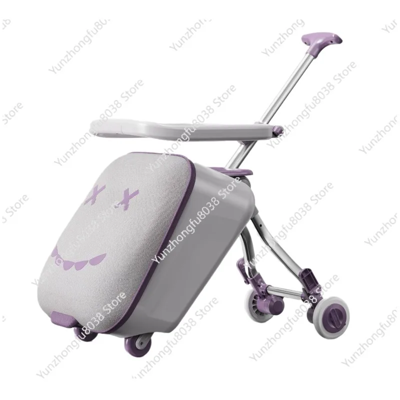 Детский чемодан с рулевой тягой, детская прогулочная дорожная тележка, дорожный артефакт, можно установить на самолете
Детский чемодан с рулевой тягой, детская прогулочная дорожная тележка, дорожный артефакт, можно установить на самолете