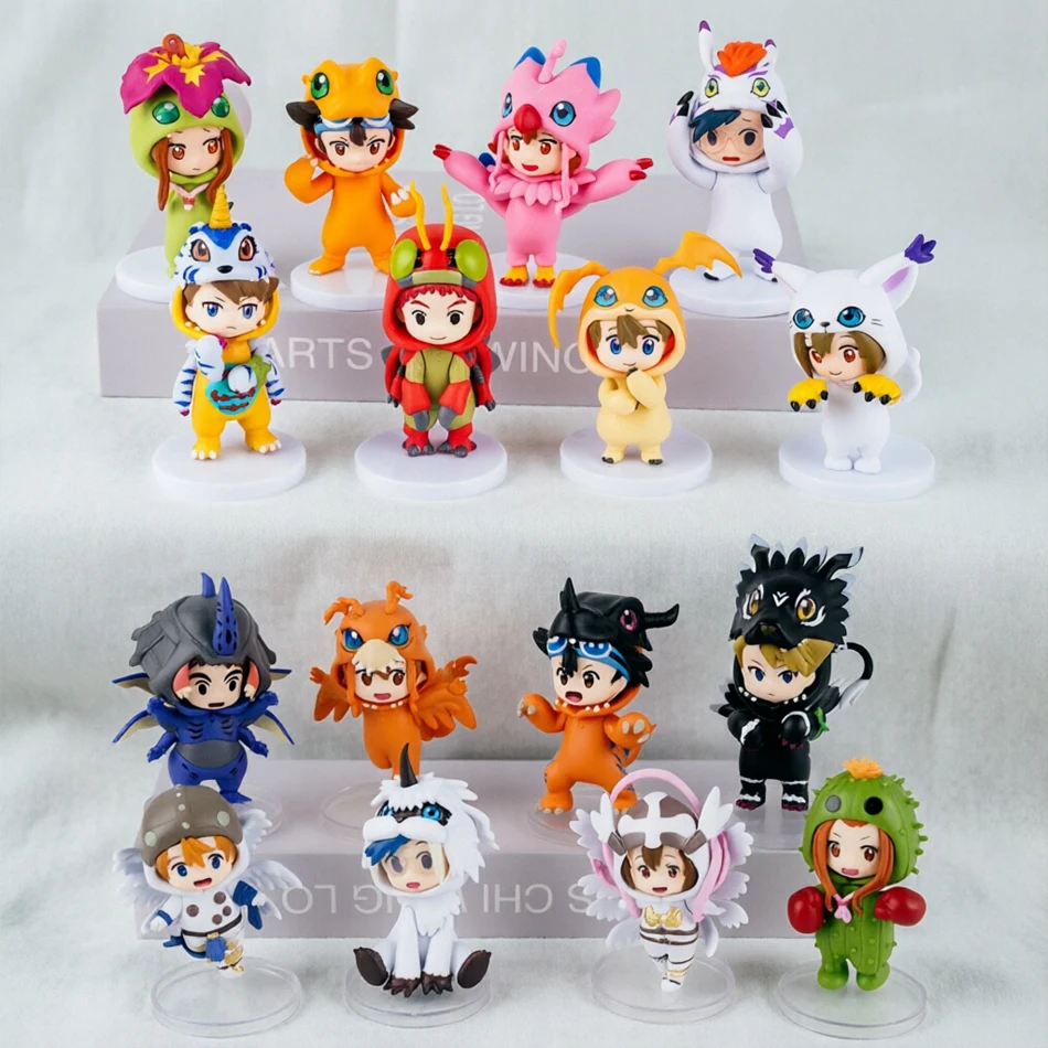 8Pcs/Set Digital Monster Digimon Adventure Characters Taichi Ishida Sora Cosplay Agumon Gabumon Action Anime Figure Model Toy
8Pcs/Set Digital Monster Digimon Adventure Characters Taichi Ishida Sora Cosplay Agumon Gabumon Action Anime Figure Model Toy