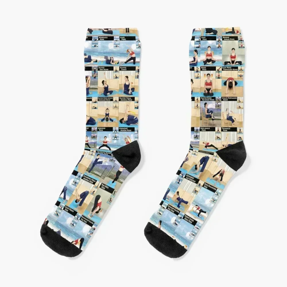 Yoga Poster - 100 Ashtanga / Hatha Yoga Poses Socks loose Rugby aesthetic Socks For Girls Men's
Yoga Poster - 100 Ashtanga / Hatha Yoga Poses Socks loose Rugby aesthetic Socks For Girls Men's