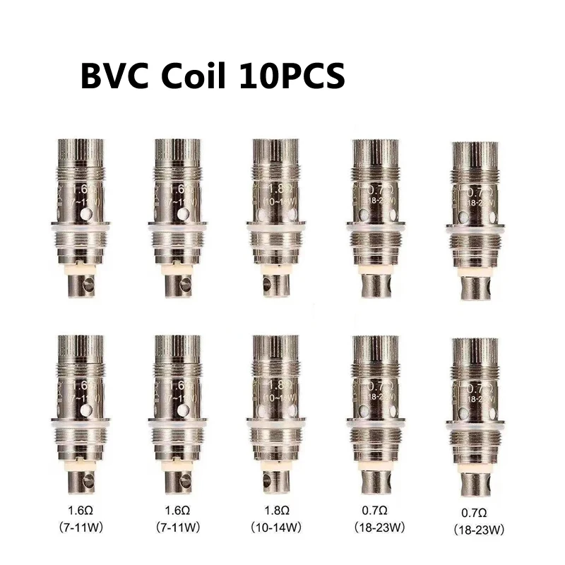OEM 10PCS Nautilus BVC Coils 0.7ohm for Nautilus GT Tank, Nautilus GT Mini Tank, Nautilus Prime Kit, Nautilus Prime X Kit
OEM 10PCS Nautilus BVC Coils 0.7ohm for Nautilus GT Tank, Nautilus GT Mini Tank, Nautilus Prime Kit, Nautilus Prime X Kit
