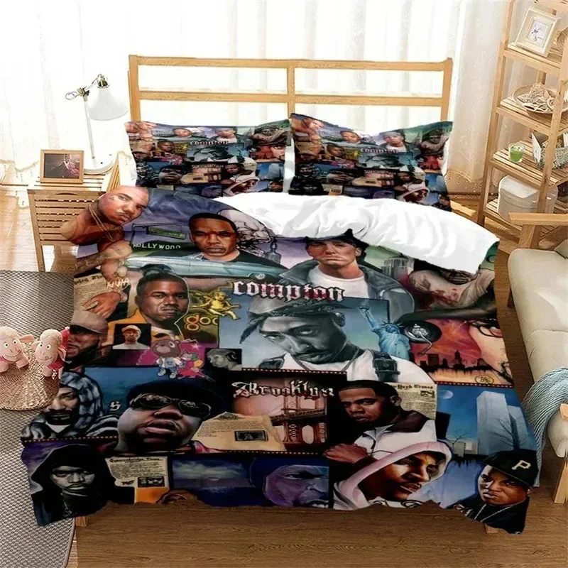 Hip Hop Rapper 3D NEW Duvet Cover Pillowcase Bedding Set Adult Boy Girl Bedroom Decoration Children Single Double Large
Hip Hop Rapper 3D NEW Duvet Cover Pillowcase Bedding Set Adult Boy Girl Bedroom Decoration Children Single Double Large