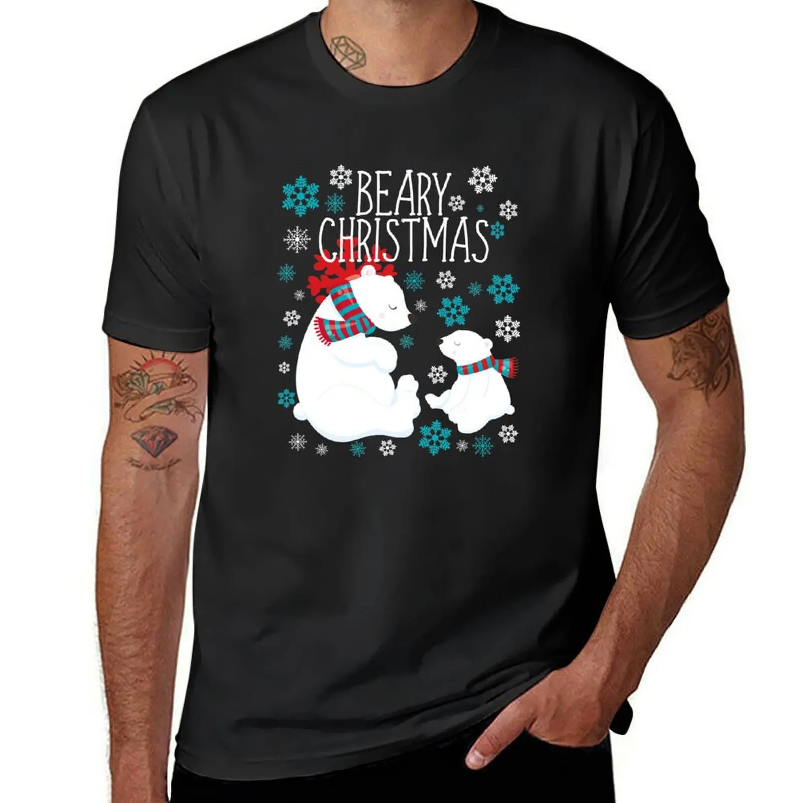 Beary Christmas Polar Bear Snow Flakes T-Shirt shirts graphic tees vintage clothes customs design your own men t shirts
Beary Christmas Polar Bear Snow Flakes T-Shirt shirts graphic tees vintage clothes customs design your own men t shirts