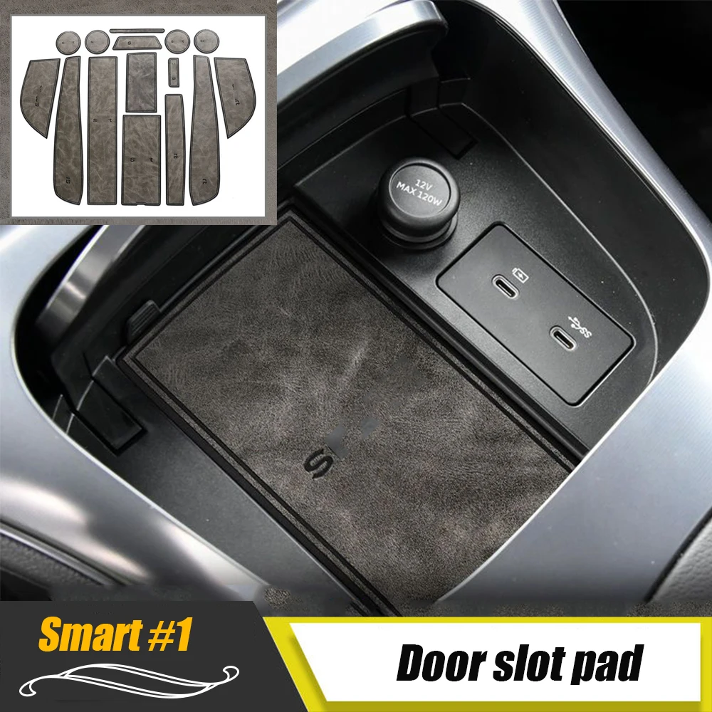 For Smart #1 Smart#1 Non-Slip Door Groove Pad Leather Car Gate Slot Pad Mat Water Coaster Storage Box Interior Protect Cover
For Smart #1 Smart#1 Non-Slip Door Groove Pad Leather Car Gate Slot Pad Mat Water Coaster Storage Box Interior Protect Cover