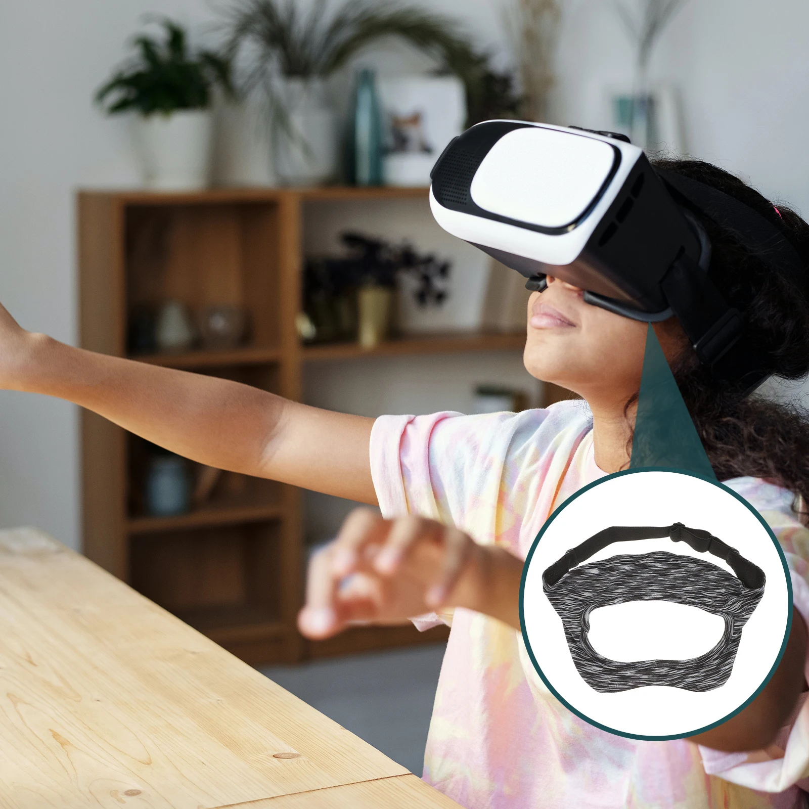 VR Headset Eye Cover Breathable Face Mask Sweat B Cloth Padding Virtual Reality Head Masks Easy Fit Adjustable Lightweight
VR Headset Eye Cover Breathable Face Mask Sweat B Cloth Padding Virtual Reality Head Masks Easy Fit Adjustable Lightweight