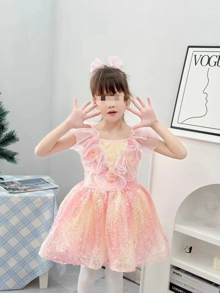 Children's Ballet Dress Girls' Princess Skirt Sequined Mermaid Costume Catwalk Stage Stage Costumes Dance Children Clothing
Children's Ballet Dress Girls' Princess Skirt Sequined Mermaid Costume Catwalk Stage Stage Costumes Dance Children Clothing