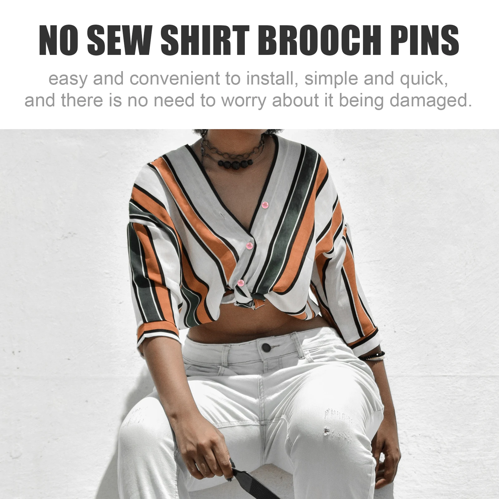 10Pcs Pearl Shirt Brooch Pins No Sew Buttons Fashion Clothes Pins for DIY Decoration Faux Pearl Button Buttons
10Pcs Pearl Shirt Brooch Pins No Sew Buttons Fashion Clothes Pins for DIY Decoration Faux Pearl Button Buttons