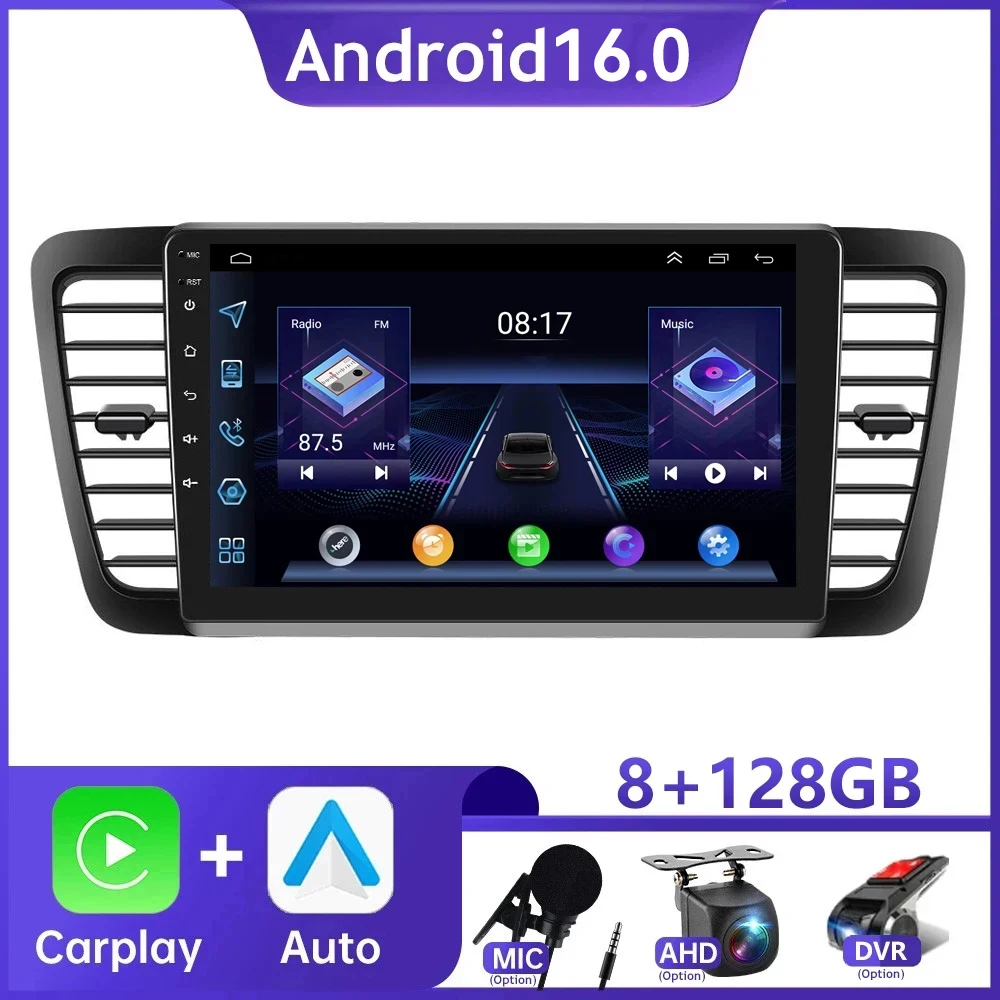 9" Android 16 Car Radio For Subaru Outback 3 Legacy 4 2003-2009 Multimedia Video Player Navigation GPS 4G Wireless Carplay
9" Android 16 Car Radio For Subaru Outback 3 Legacy 4 2003-2009 Multimedia Video Player Navigation GPS 4G Wireless Carplay