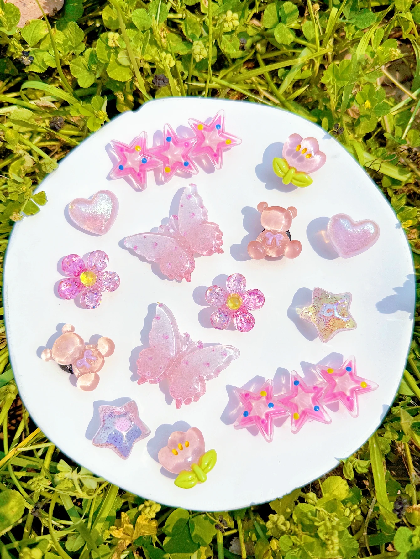 14 Pieces of Pink Butterfly Shoes Decorative DIY Casual Accessories - Fun and Multi-functional Personalized Shoe Hiding Methods
14 Pieces of Pink Butterfly Shoes Decorative DIY Casual Accessories - Fun and Multi-functional Personalized Shoe Hiding Methods