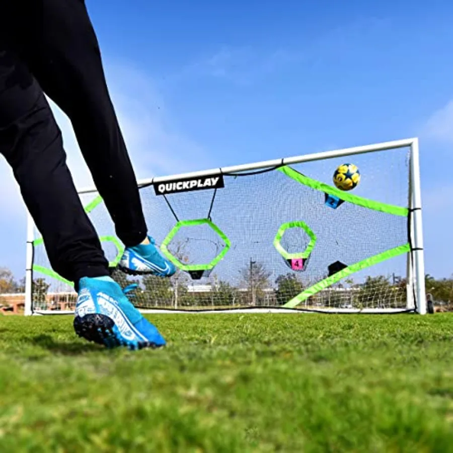 Soccer Goal s with 7 Pockets for Shooting Accuracy - Fits Rigid Goals in Multiple Sizes - Soccer Trainer for Backyard, Training
Soccer Goal s with 7 Pockets for Shooting Accuracy - Fits Rigid Goals in Multiple Sizes - Soccer Trainer for Backyard, Training