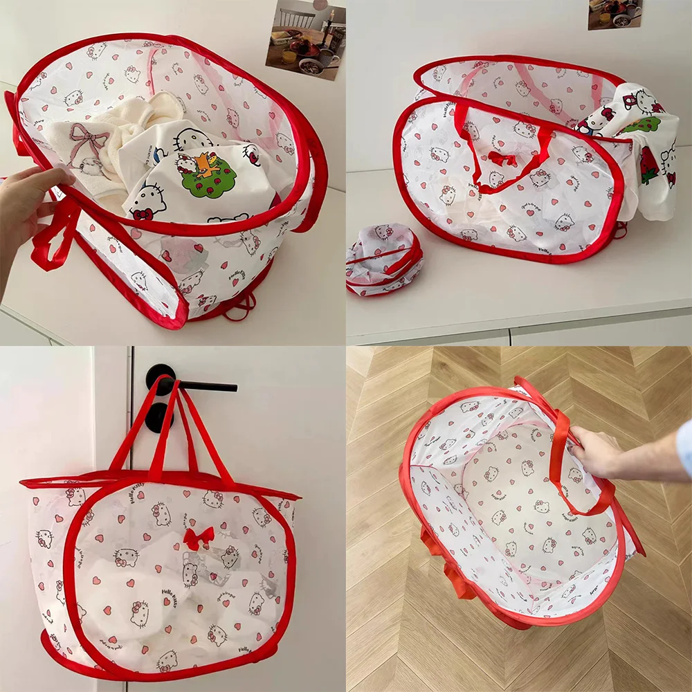 Sanrio Hello Kitty Foldable Laundry Basket Kawaii Cartoon Kt Cat Home Bathroom Balcony Dirty Clothes Storage Bags Gifts
Sanrio Hello Kitty Foldable Laundry Basket Kawaii Cartoon Kt Cat Home Bathroom Balcony Dirty Clothes Storage Bags Gifts