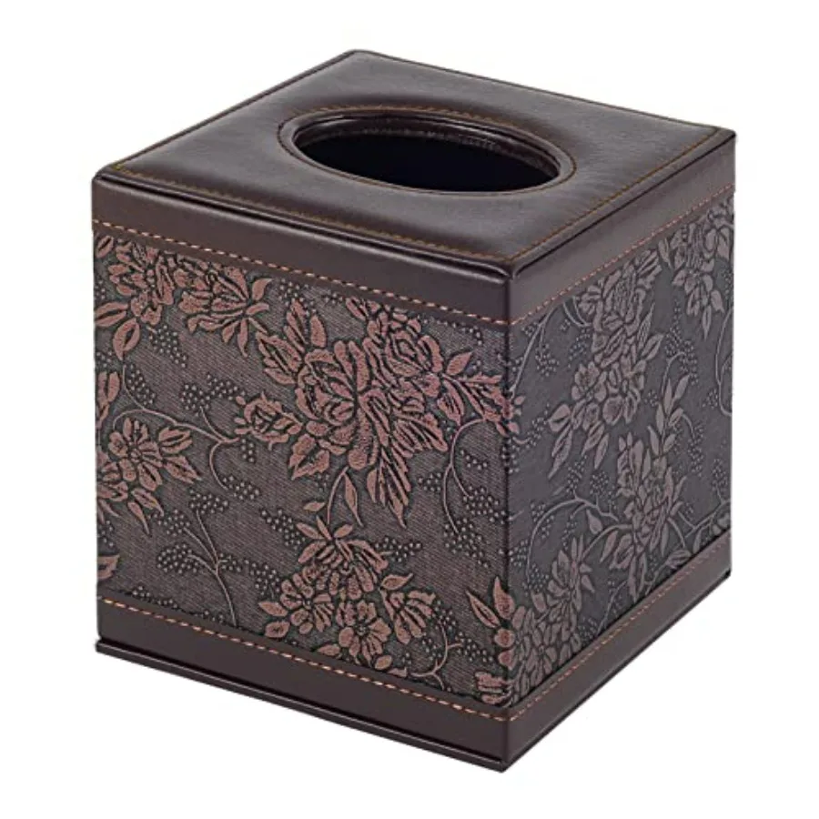 Box Cover, Modern Leather Tissue Box Holder for Napkin Facial Paper Organizer Bottom with Magnet Reinforcement for Home/Hotel/R
Box Cover, Modern Leather Tissue Box Holder for Napkin Facial Paper Organizer Bottom with Magnet Reinforcement for Home/Hotel/R