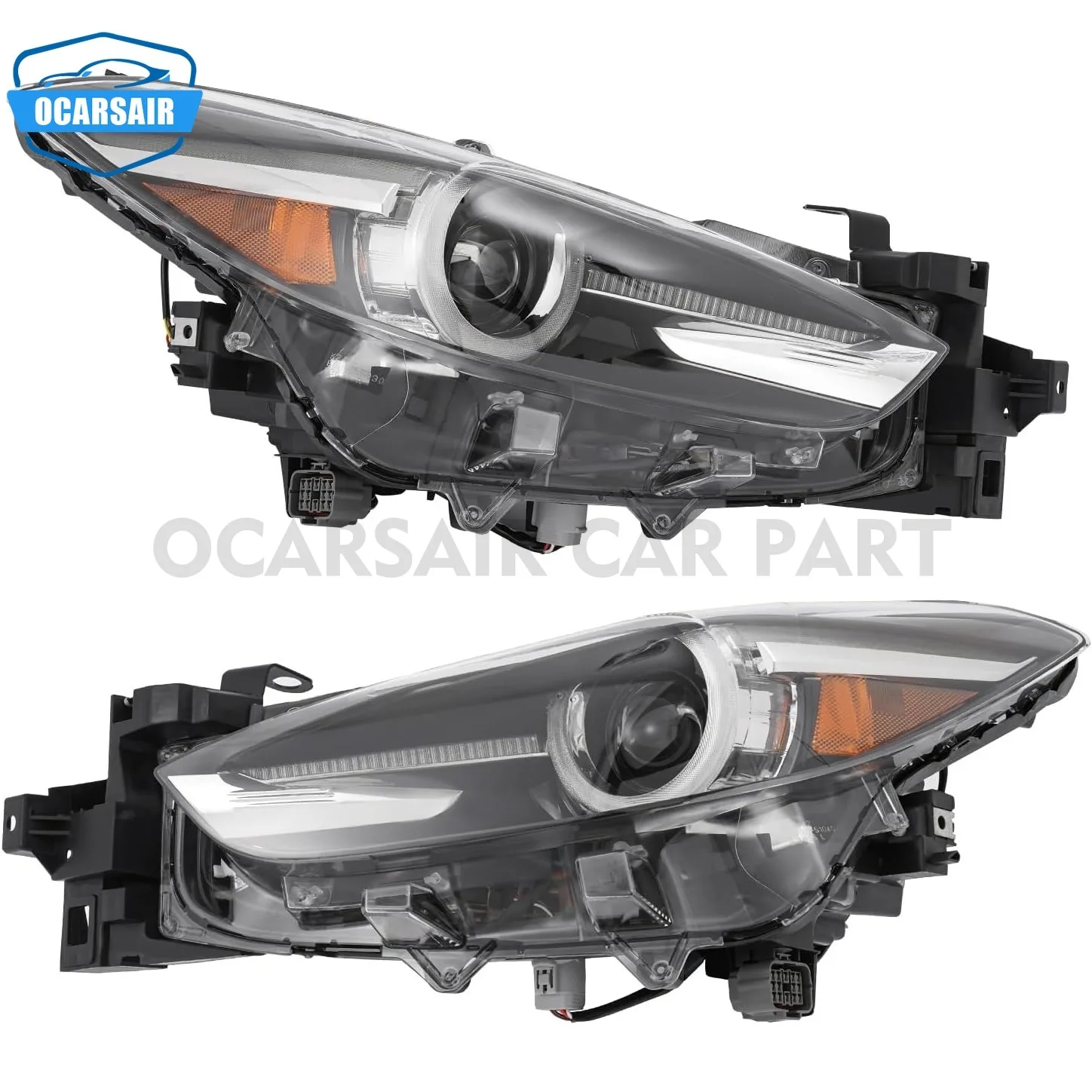 2pcs LED Headlights Assembly for 2017 2018 Mazda 3 w/LED DRL
2pcs LED Headlights Assembly for 2017 2018 Mazda 3 w/LED DRL