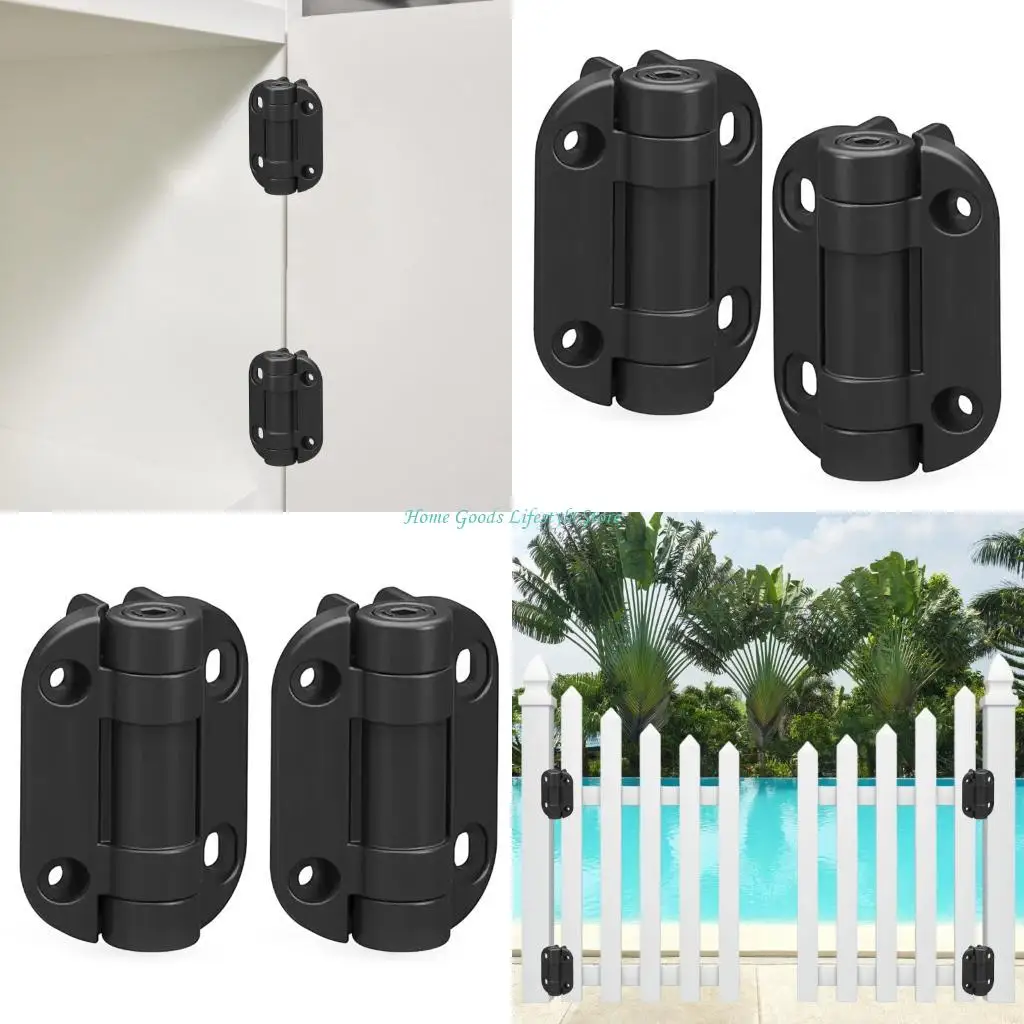 E74E 2Pcs Heavy Duty Auto Closing Gate Hinges Furniture Hardware Easy to Install
E74E 2Pcs Heavy Duty Auto Closing Gate Hinges Furniture Hardware Easy to Install