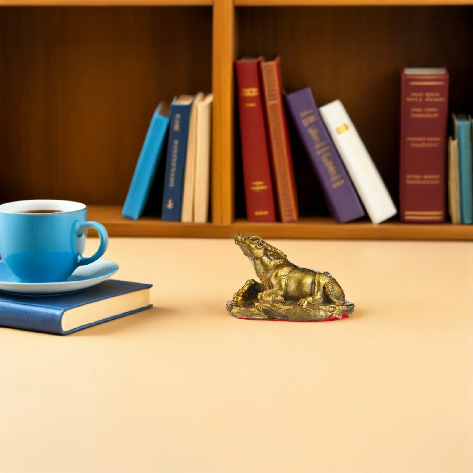 Brass Bull Sculpture Chinese Zodiac Ox Mini Miniature Animal Office Desk Feng Shui Wealth Lucky Animal Decoration Ornament
Brass Bull Sculpture Chinese Zodiac Ox Mini Miniature Animal Office Desk Feng Shui Wealth Lucky Animal Decoration Ornament