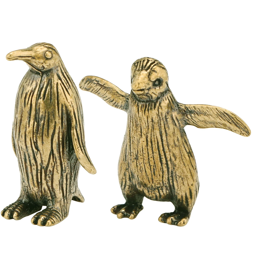 2 Pcs Retro Bronze Penguin Ornaments Statues and s Mini Office Desk Decor Animal Decorations Metal Brass
2 Pcs Retro Bronze Penguin Ornaments Statues and s Mini Office Desk Decor Animal Decorations Metal Brass