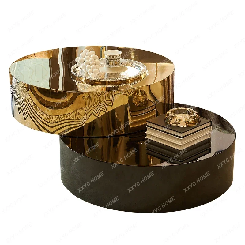 qqz Light Luxury Coffee Table Set Simple Modern Stainless Steel Living Room Tea Table for Home Use
qqz Light Luxury Coffee Table Set Simple Modern Stainless Steel Living Room Tea Table for Home Use