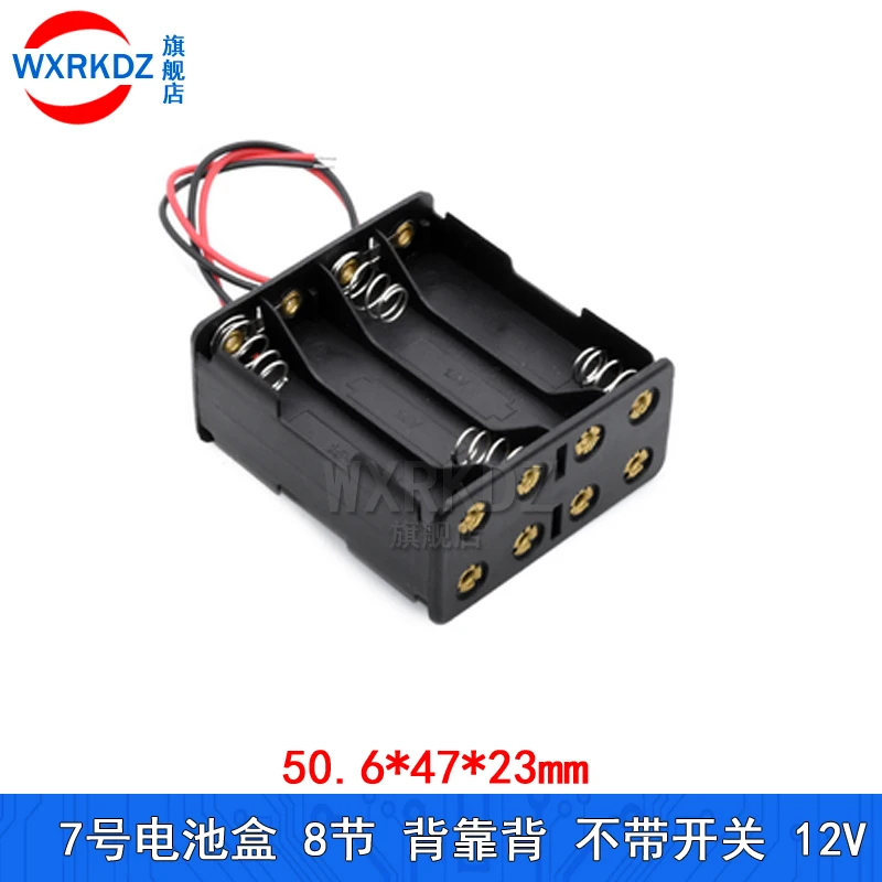 8 AAA 12V Battery Holder Case Double Side Spring Battery Holder with Wire Lead Back By Back Plastic Battery Box AAA For Arduino
8 AAA 12V Battery Holder Case Double Side Spring Battery Holder with Wire Lead Back By Back Plastic Battery Box AAA For Arduino
