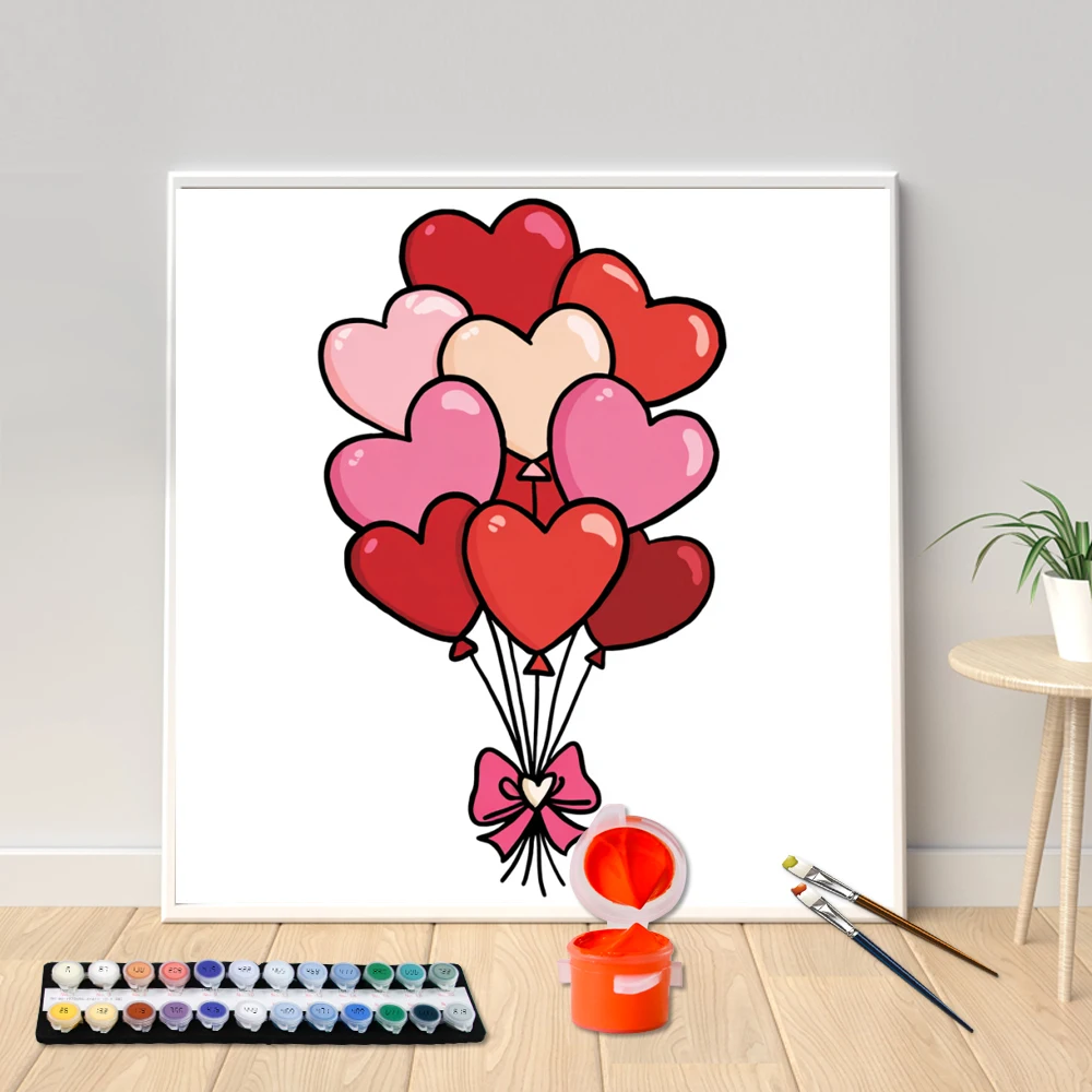 Painting By Numbers acrylic painting square canvas set Love balloons DIY hand-painted home decoration personalized surprise gift
Painting By Numbers acrylic painting square canvas set Love balloons DIY hand-painted home decoration personalized surprise gift
