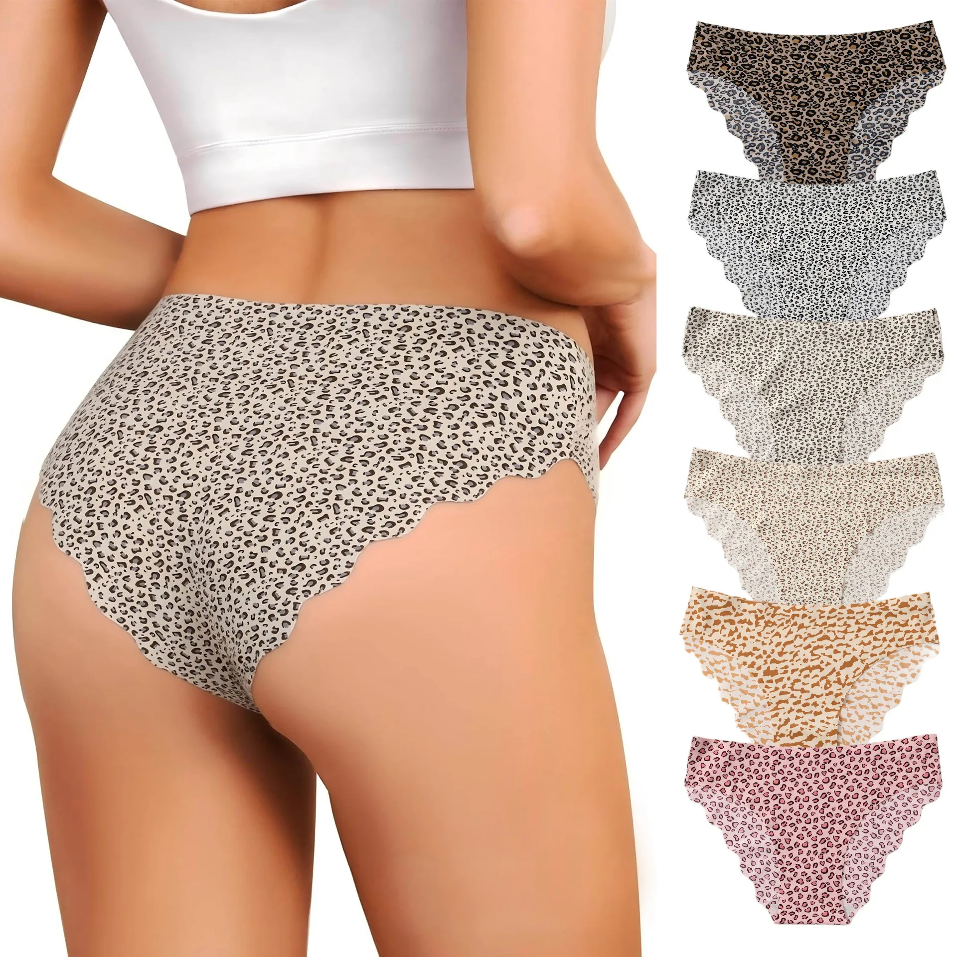 Leopard Print Women's Briefs Ice Silk Panties Retro Low Waist Sexy Female Underwear Thin No Trace Intimates Russia 2026 New
Leopard Print Women's Briefs Ice Silk Panties Retro Low Waist Sexy Female Underwear Thin No Trace Intimates Russia 2026 New