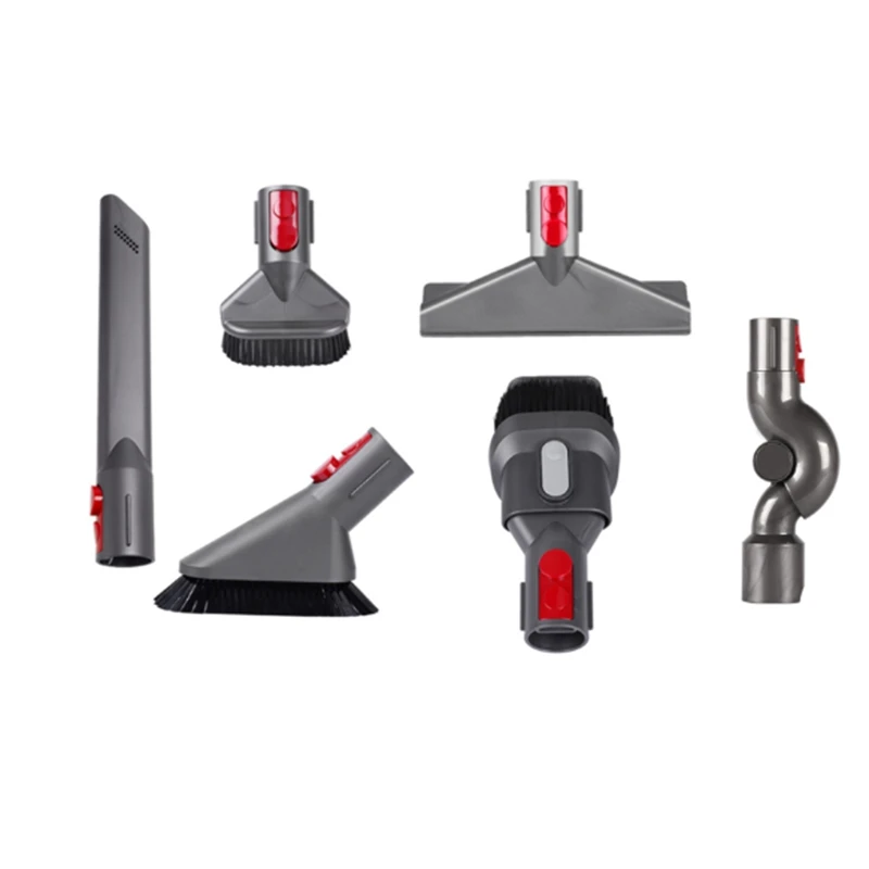 6 Pack Quick Release Spare Parts for Dyson V7 V8 V10 V11 Cordless Vacuum Cleaner Attachments with Elbow
6 Pack Quick Release Spare Parts for Dyson V7 V8 V10 V11 Cordless Vacuum Cleaner Attachments with Elbow