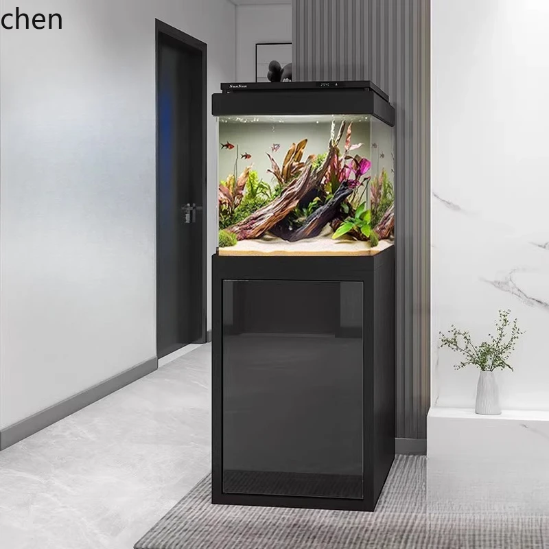 ZML fish tank square tank living room ultra-white glass new aquarium bottom filter goldfish tank
ZML fish tank square tank living room ultra-white glass new aquarium bottom filter goldfish tank